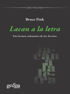 cover image of Lacan a la letra